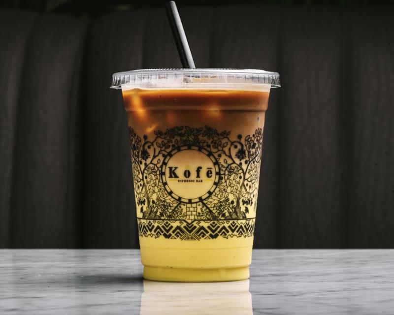 Iced Saffron Latte